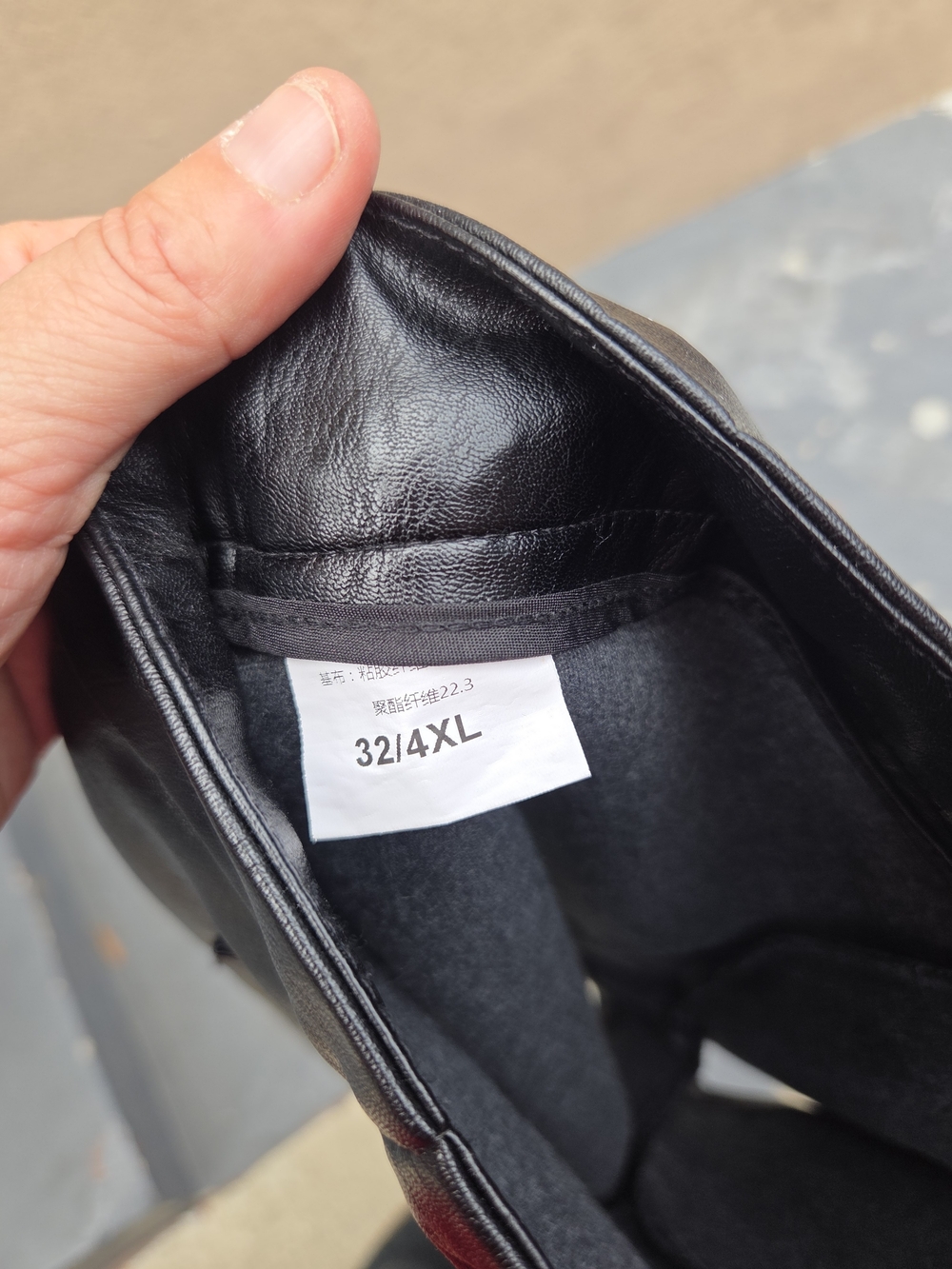 Black Faux Leather Zip-Pocket Mini Skort (12-16) - Picture 5 of 7